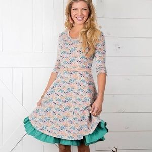Matilda Jane Joanna Gaines Collab Cottagecore Prairie Floral Dress Size S